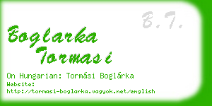 boglarka tormasi business card